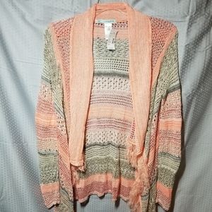 Maurices crocheted cardigan